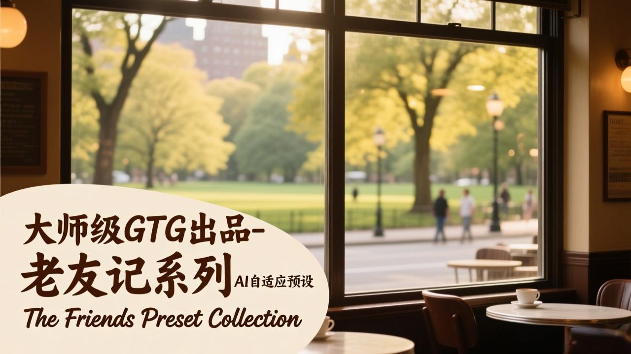 （17403期）大师级GTG出品-老友记系列AI自适应预设The Friends Preset Collection