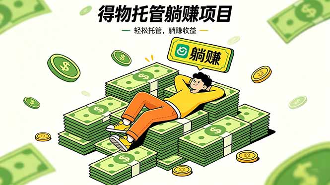 (18726期)26年6月必做!得物视频激励项目,全自动运营单号月利润3600+