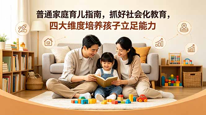 (18755期)付费文章:普通家庭育儿指南,抓好社会化教育,四大维度培养孩子立足能力